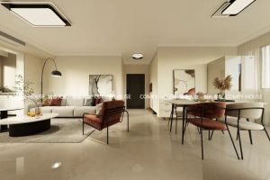 [城市人家装饰]建邦公园138㎡现代简约风格设计