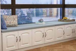 [长沙美迪装饰]阳台飘窗柜如何设计，阳台飘窗柜设计技巧