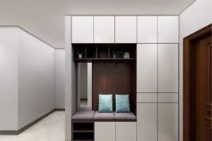 [朗华装饰]嵌入式玄关柜要挖墙吗，嵌入式玄关柜装修方法