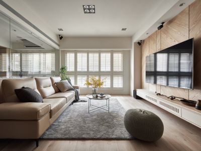 公园华府现代风格143平米装修案例