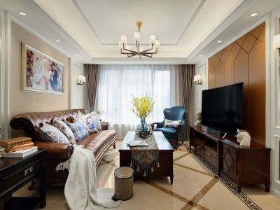 汀海壹品110平三居室欧式装修案例