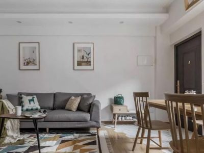 碧桂园宝岛上城70平北欧二居装修案例