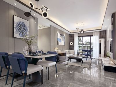 聚龙花园140平现代风装修案例