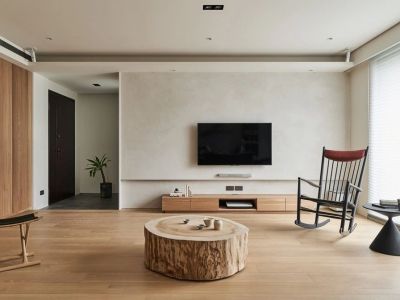 中正珑园121平三居室现代简约装修案例