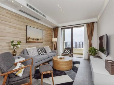 融翔·奥体城现代风格110平米三居室装修案例