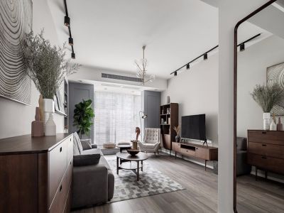 天华国际后现代风格155平米三居室装修案例