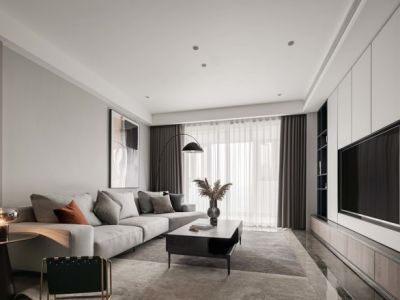 君临华府现代风格149平米四居室装修案例