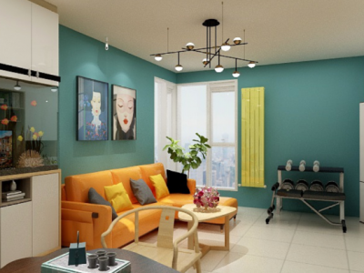 沂州阳光花园124平现代风格装修案例