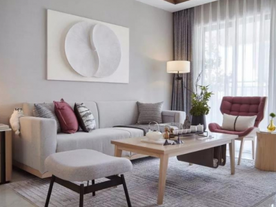 锦绣华府98平现代风格装修案例