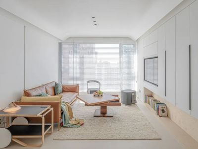 安泰悠山美居75平极简风格二居室装修案例