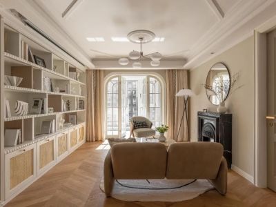 安泰悠然居135平美式风格三居室装修案例