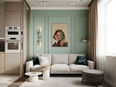 北辰新都75平简约风格二居室装修案例