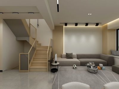 锦华·锦园现代风格160平米三居室装修案例