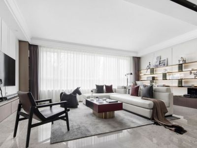 中央新城127平现代风装修案例