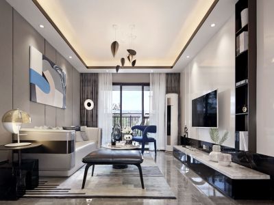 曦华源140平现代风装修案例