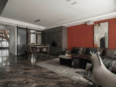 华润置地二十四城现代风格140平米装修案例