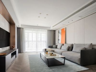 银河国际·锦绣天成现代风格130平米装修案例