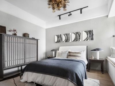 北部湾一号现代风格110平米装修案例