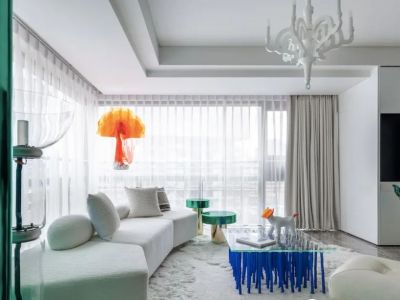 山湖海上城120平三居室现代装修案例