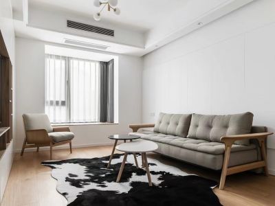 中达宜居荷苑100㎡二居室现代风格装修案例