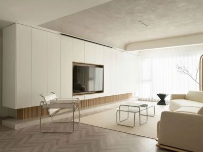 万科·玉玲珑现代风格115平米装修案例