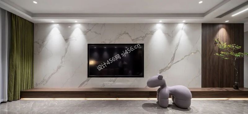 现代风格142平米客厅装修效果图