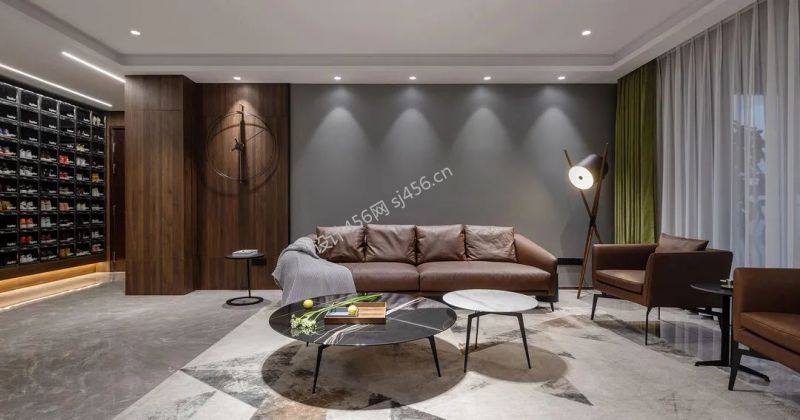 现代风格142平米客厅装修效果图