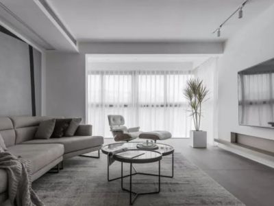 绿城·西山云庐现代风格133平米装修案例