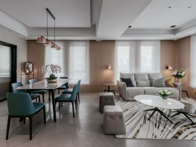 国誉燕园现代风格117平米装修案例