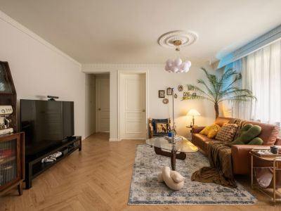 时尚家苑108㎡三居室新古典风格装修案例