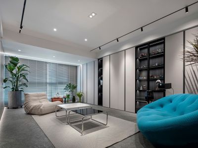 国际新城188㎡四居室现代风格装修案例