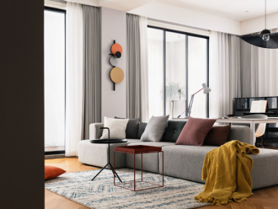 中央花园142平现代风格装修案例