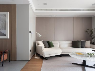 恒大上和府现代风格106平米装修案例