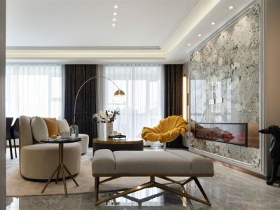 时代星湖印记135平现代风装修案例