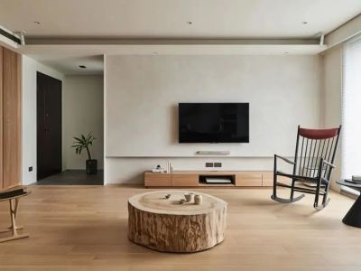 海璟国际125平简约风格三居室装修案例