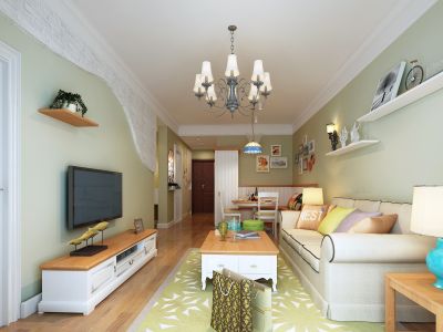 金色愿景100平现代风格装修案例