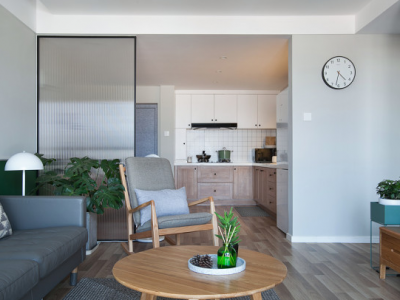 铭鼎花园95平混搭风格装修案例