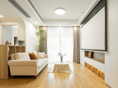 铭鼎花园96平北欧风格装修案例