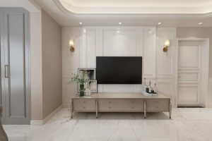 [厦门福旺居装饰]5米高背景墙怎么设计好，电视墙如何装修设计