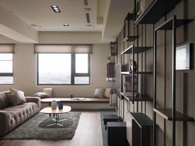 朝朝暮暮现代风格126平米装修案例