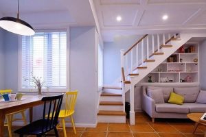 [西安紫藤装饰]复式楼梯设计原则，复式楼梯设计注意事项