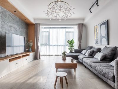 兴合·半山逸城现代风格142平米三居室装修案例