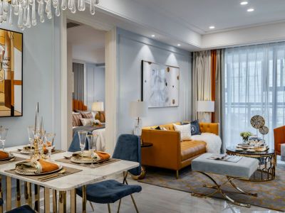 龙旺海悦湾116平现代风装修案例