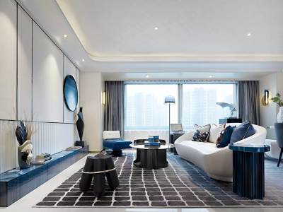 莲池巷1号院138平米现代轻奢四居装修案例