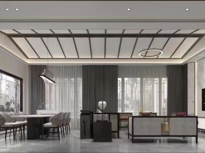 碧桂园230平复式现代风格装修案例