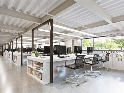 办公室1200平现代风装修案例