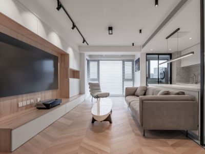 彰泰滟澜山113平简约风装修案例