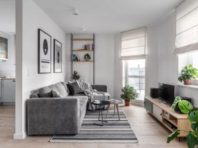 易科·魅力航都北欧风格70平米二居室装修案例