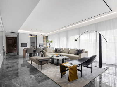 金柯御城144平现代风四居装修案例