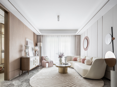 裕发锦天城100平现代风三居装修案例